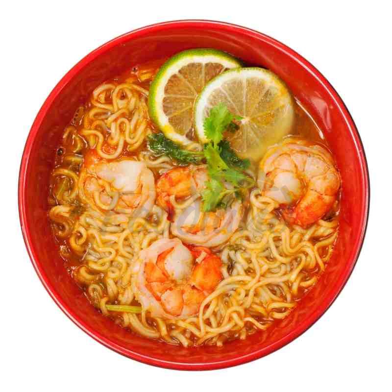 Tom Yum Mama Noodle Soup Recipe, ต้มยำบะหมี่มาม่า~