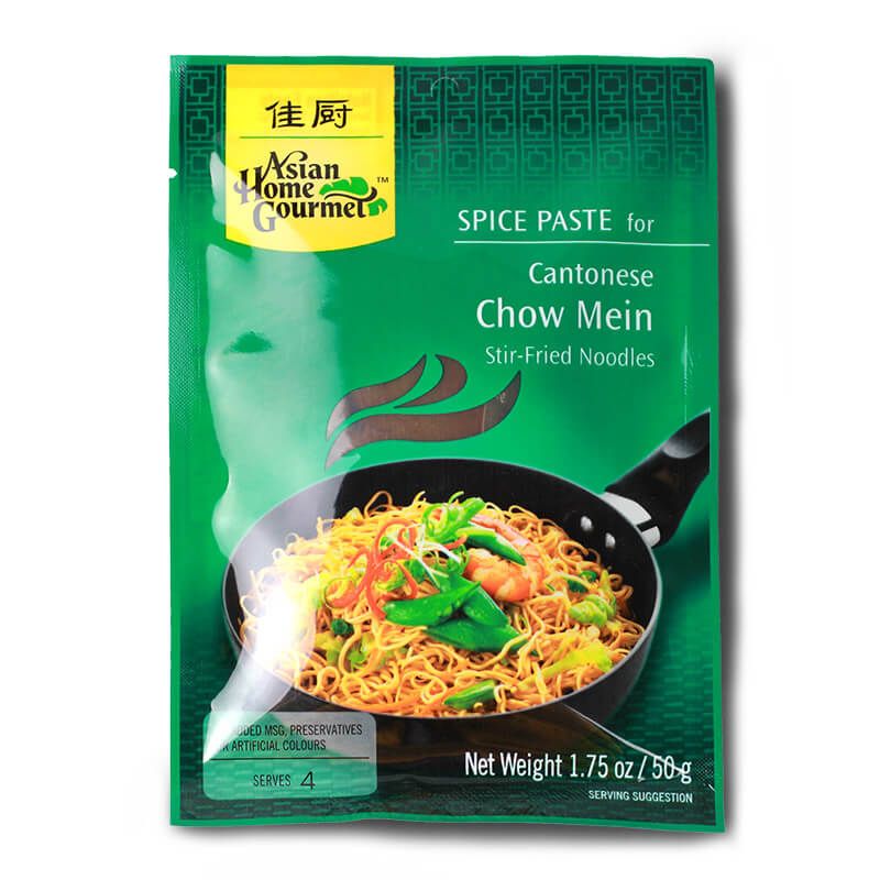 Chow Mein noodles spice paste ASIAN HOME GOURMET 50g