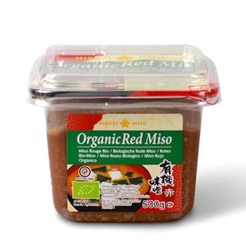 Organic red miso paste HIKARI 500g