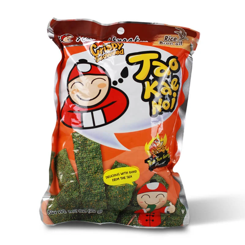 Crispy seaweed Tom Yum Goong flavor TAO KAE NOI 32g