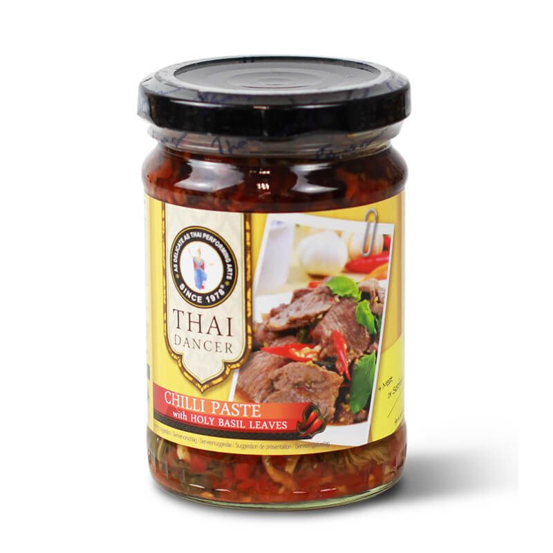 Chili paste with holly basil leaves THAI DANCER 200g