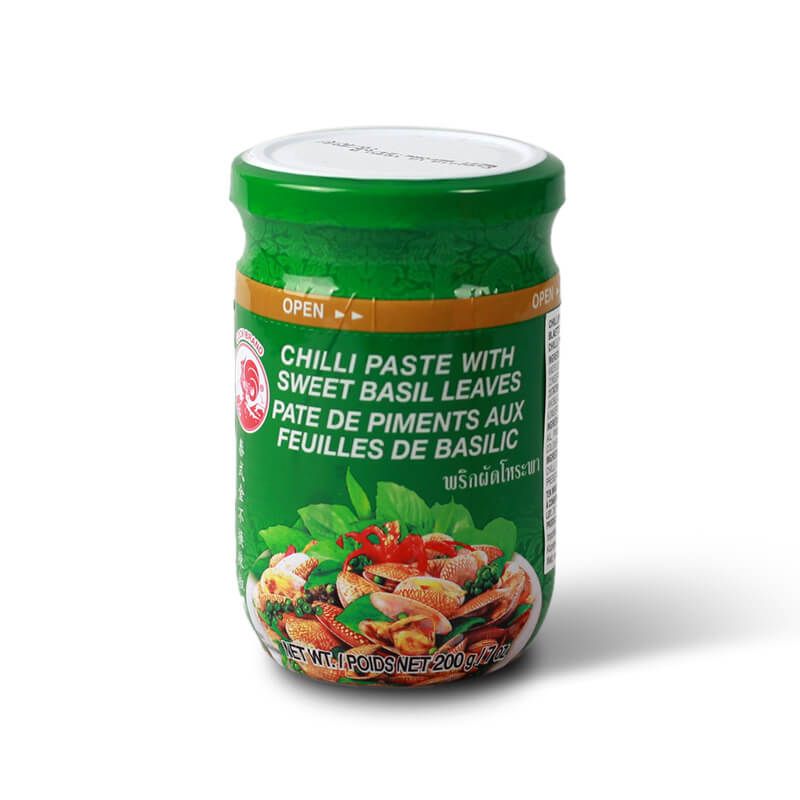 Chili paste with Thai basil leaves COCK BRAND 200g