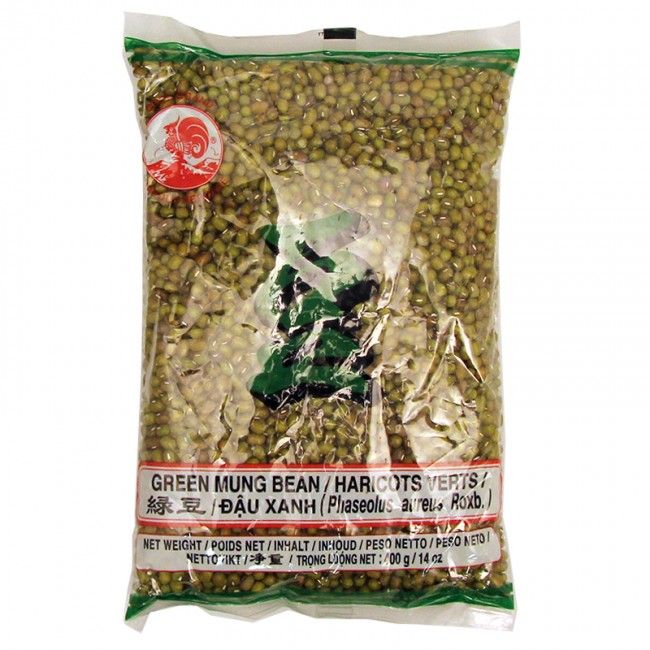 Green mung beans unshelled COCK BRAND 400 g