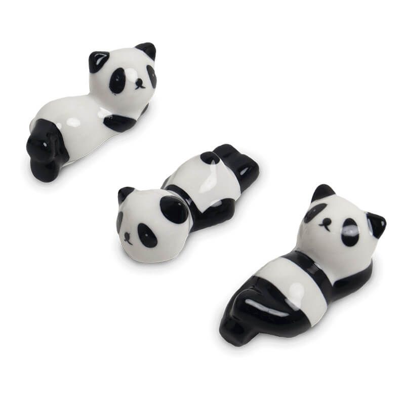 Chopsticks holders - Panda 5,5 x 2,5 cm | H2,5 cm | 3 assort
