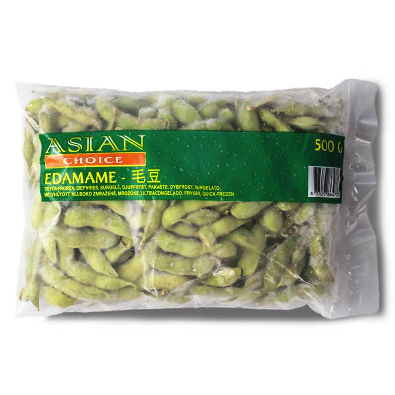 Edamame - frozen soybeans in shell ASIAN CHOICE 500g