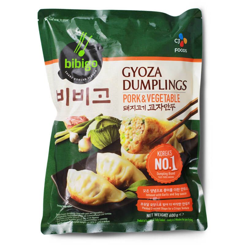 Gyoza dumplings Pork and vegetables CJ BIBIGO 600g