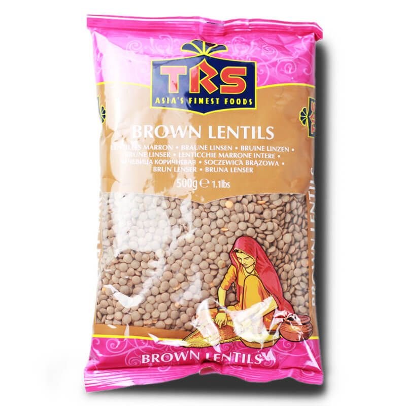Brown lentils whole -TRS 500 g