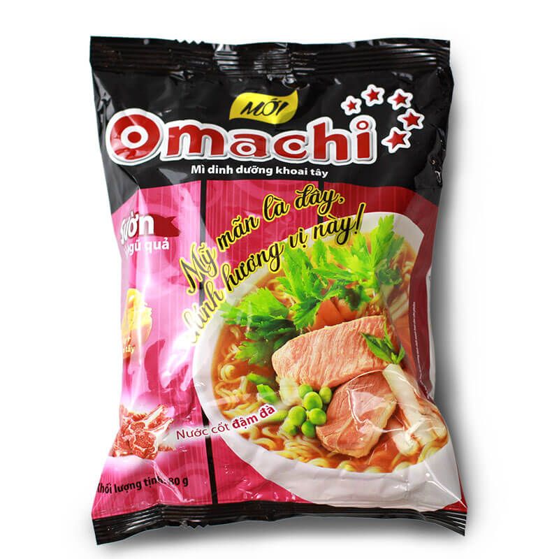 Stew pork ribs flavour Instant noodles Omachi 80 g
