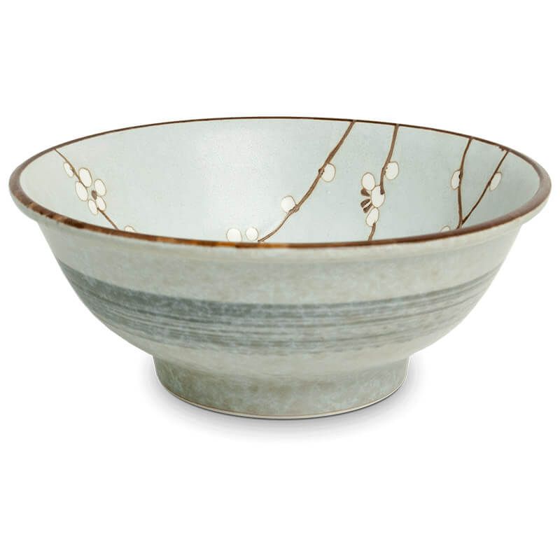 Japanese Bowl Hana Light Green Ø22 cm | H9 cm 6040101