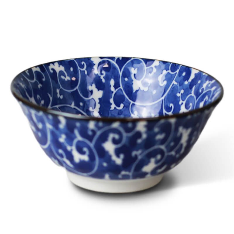 Japanese Bowl Blue Flowers Ø15 cm | H7 cm 6060038