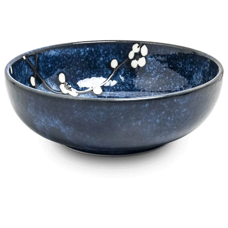 Japanese Bowl Hana Blue Ø17,5 cm | H6 cm 6040845