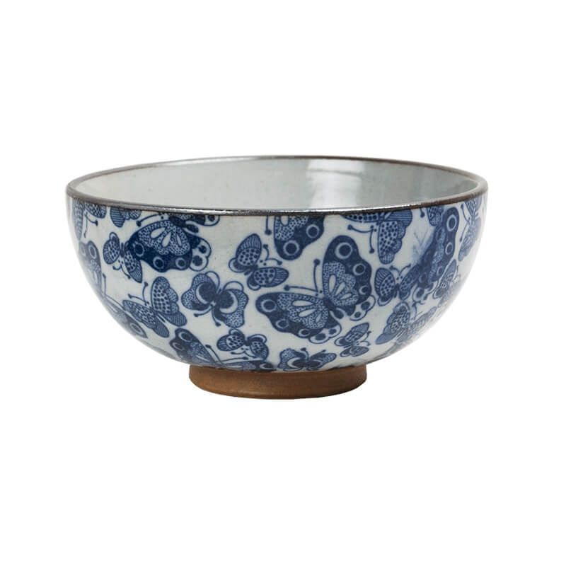 Japanese bowls Blue pattern, mix 6 | Ø15 cm | H7 cm 6040037