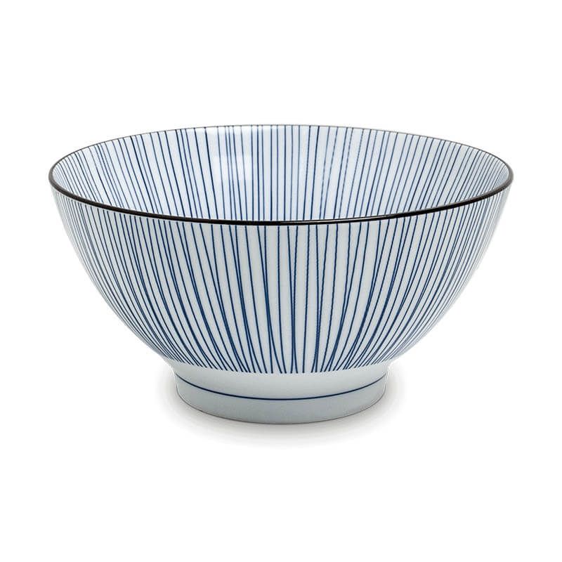 Japanese Bowl Oriental Stripe Ø18,4cm | H9,4 cm 6030637