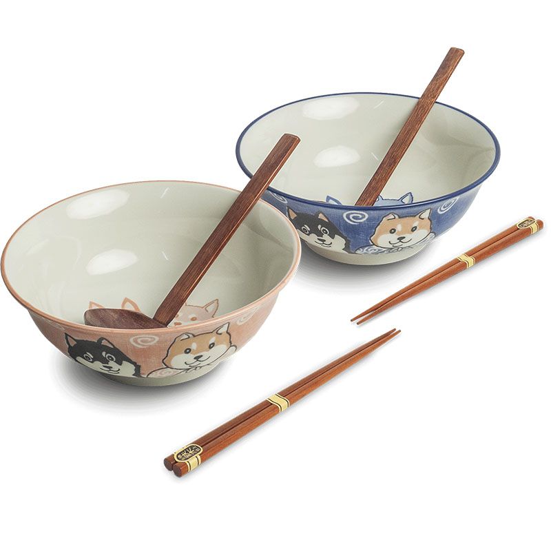Japanese Bowl Set Ramen Shiba Ø21 cm | H8 cm 6050802