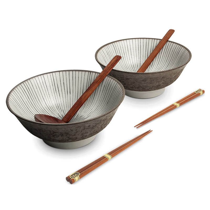Japanese bowl - Set 2 pcs Shima Ø22 cm | H7,5 cm 6050832