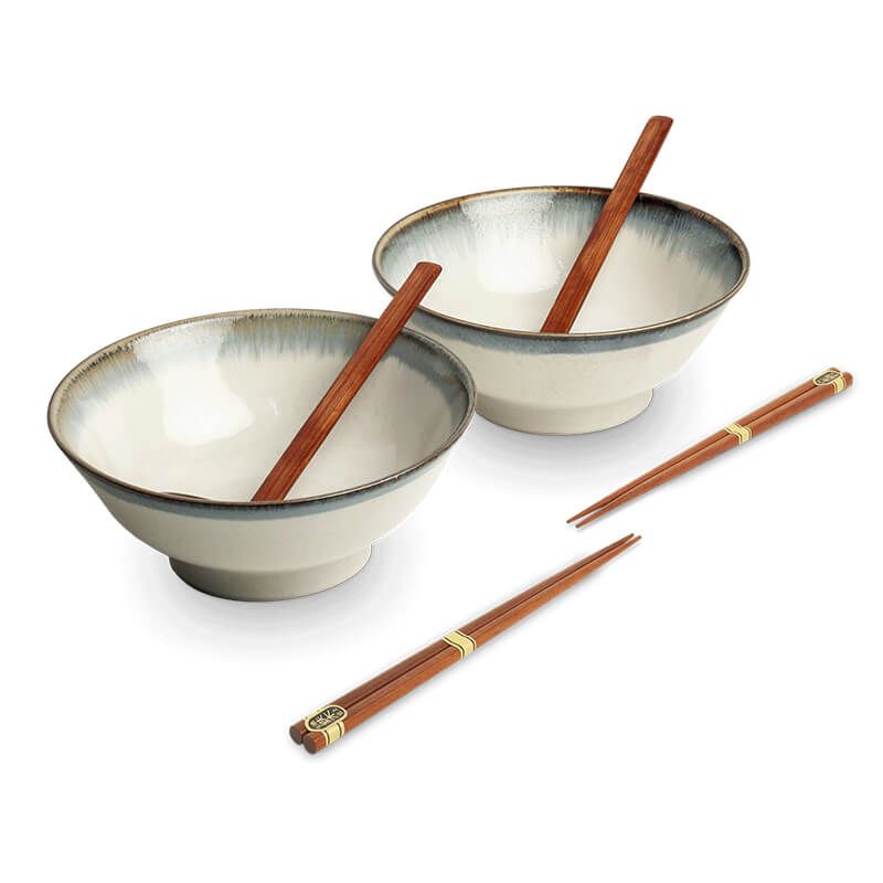 Japanese Ramen bowl set 2 pcs Aurora Ø20,5 cm | H8 cm 6051082