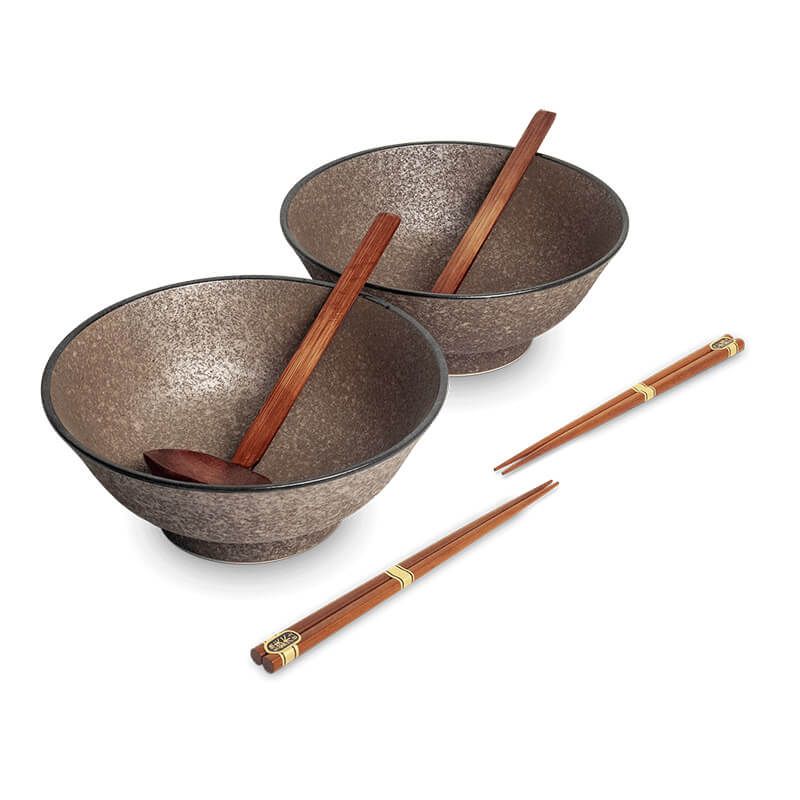 Japanese Ramen bowl set 2 pcs Odo Ø22 cm | H9 cm 6050107