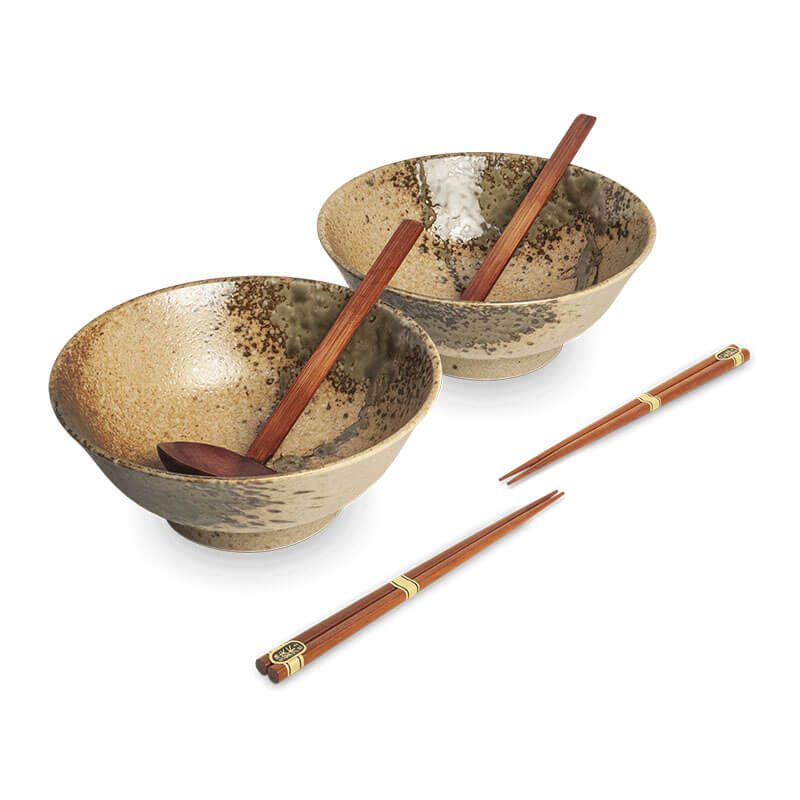 Japanese Ramen bowl set 2 pcs Purobu  Ø22 cm | H9 cm 6050106
