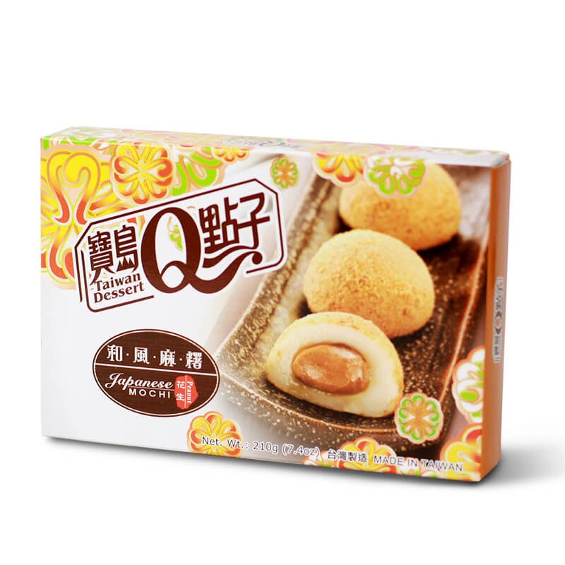Mochi peanuts- Japanese cake Q Brand 210 g