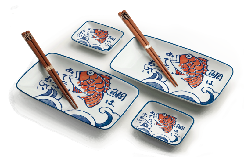 Japanese sushi set Sakana 22x12,4 cm H2,5cm 6038838