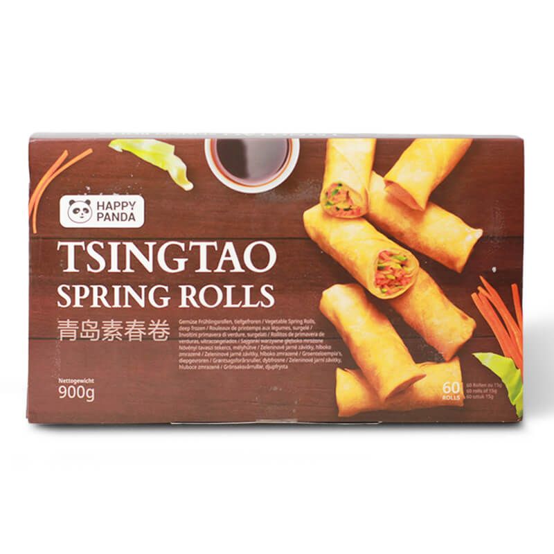 Spring rolls Tsingtao vegetable HAPPY PANDA 900g