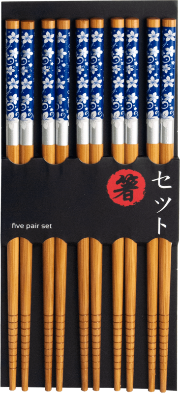 Chopsticks - set of 5 pairs | 22.5 cm Flowers 6006452