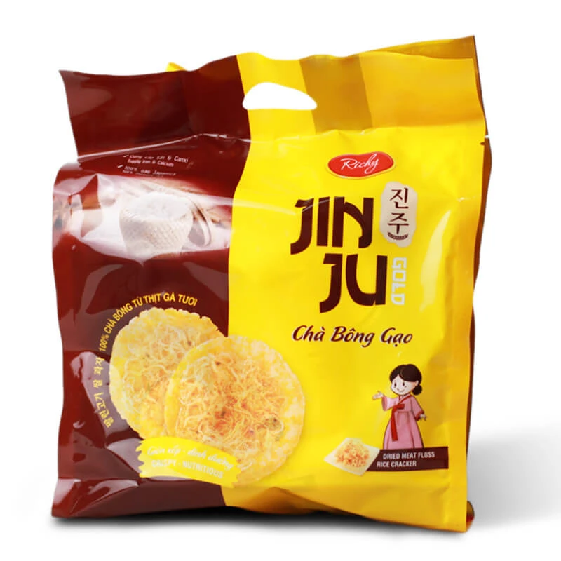 JIN JU Dried meat floss rice crackers RICHY 168g