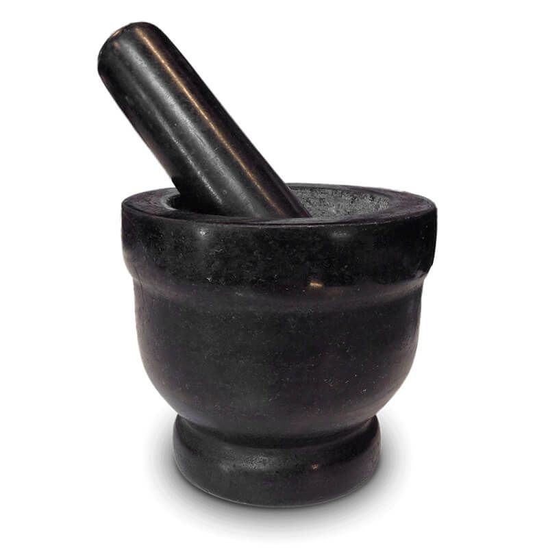 Stone mortar black with crusher Ø11 cm EMRO 6000303
