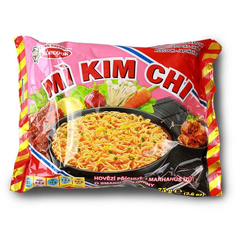 KIM CHI Instant noodle soup beef flavour 75g
