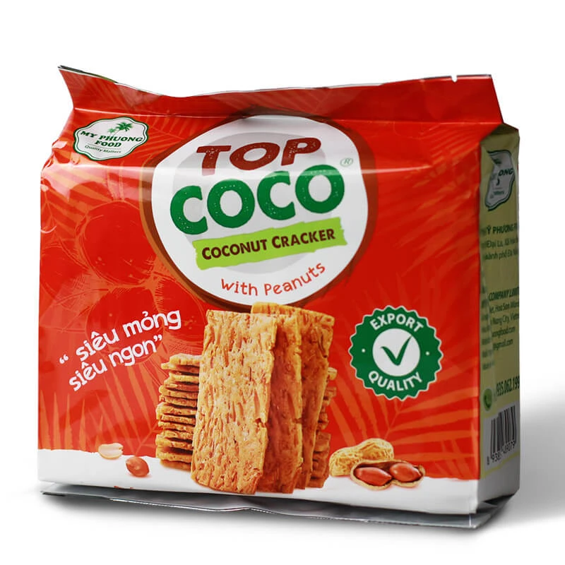 Coconut crackers with peanuts TOP COCO 150g
