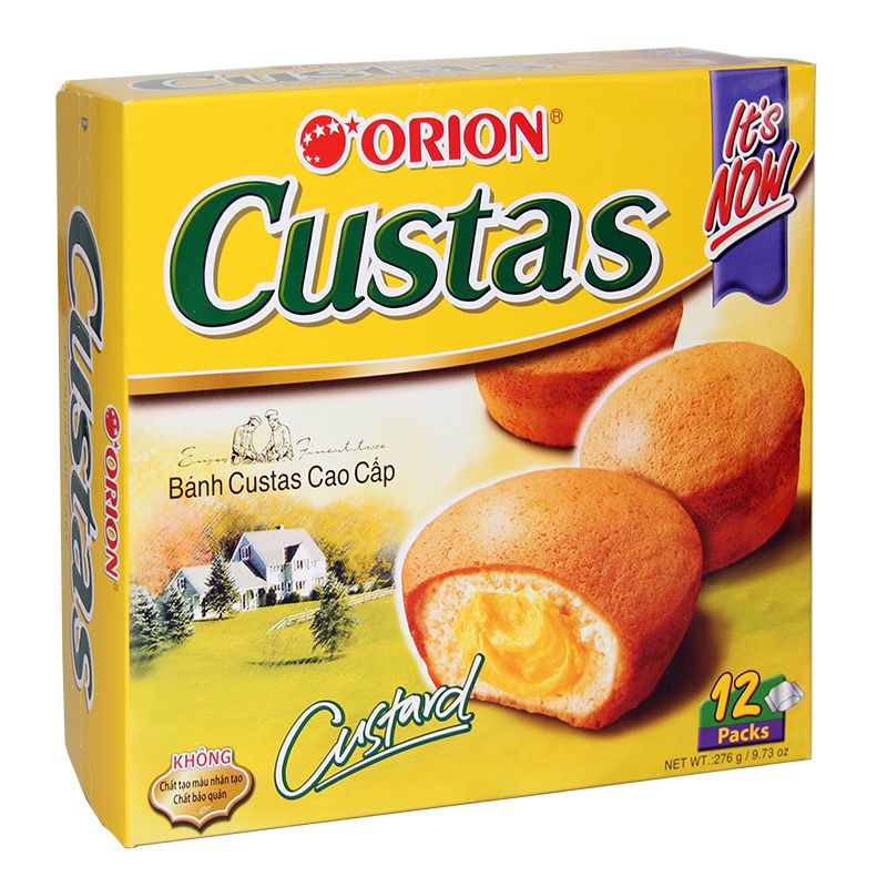 Cakes with egg cream ORION CUSTAS 276g