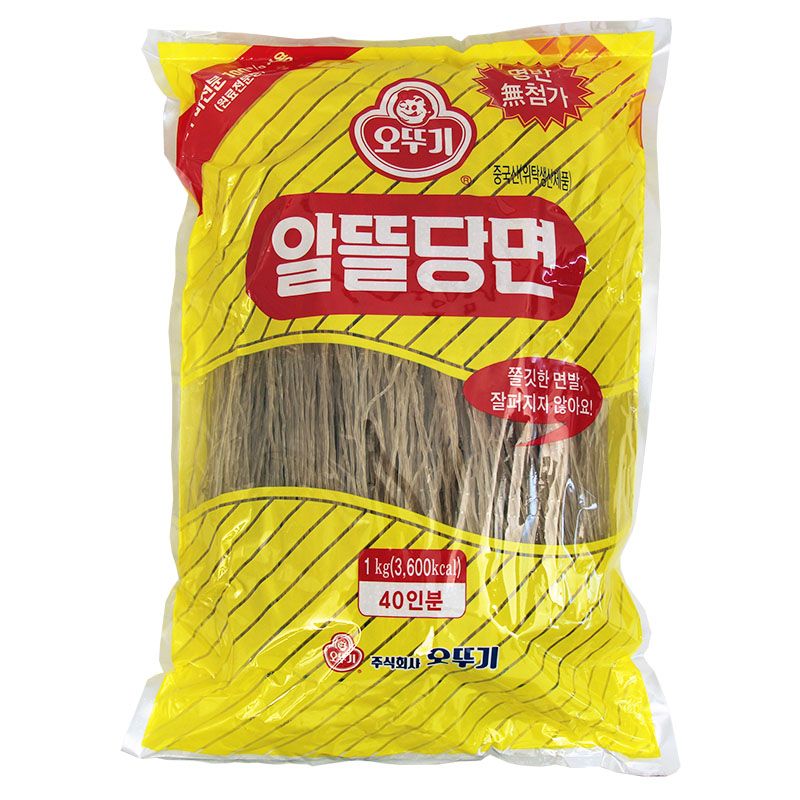 Korean vermicelli glass noodles from sweet popatos starch OTTOGI 1000 g