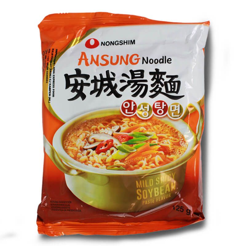 Korean noodles NONGSHIM An Sung Tang Myun 125g