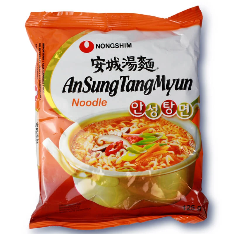Korean noodles NONGSHIM An Sung Tang Myun 125g