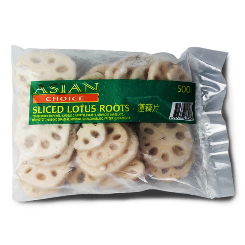 Sliced frozen lotus roots ASIAN CHOICE 500g