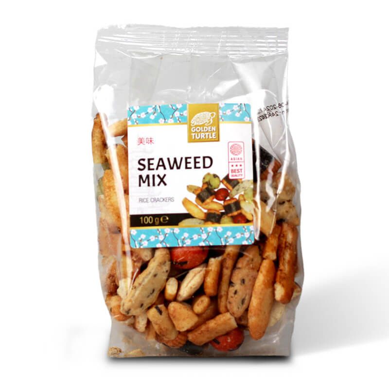 Crackers mix seaweed GOLDEN TURTLE 100g