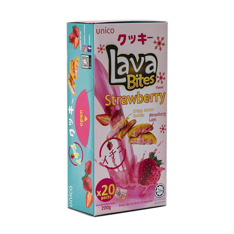 Lava Bites - Strawberry UNICO, 200g