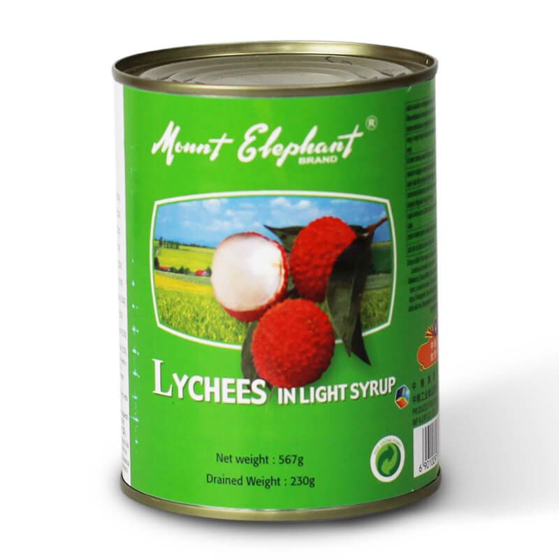 Lychees in syrup MOUNT ELEPHANT 567g