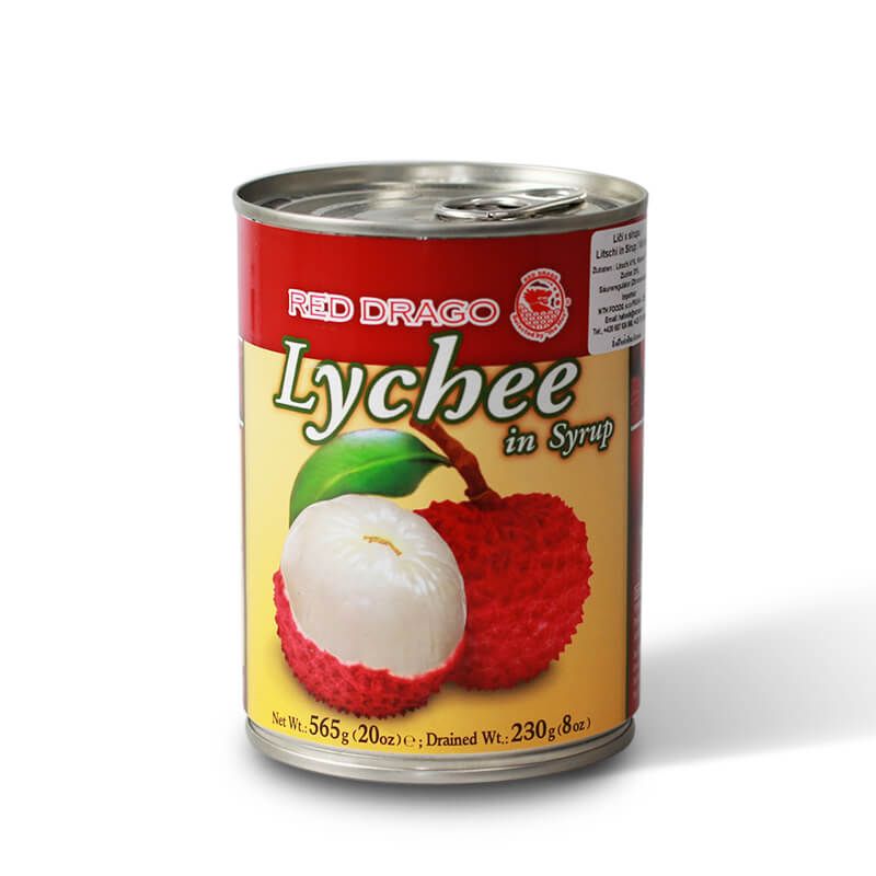 Lychee in syrup RED DRAGO 565g