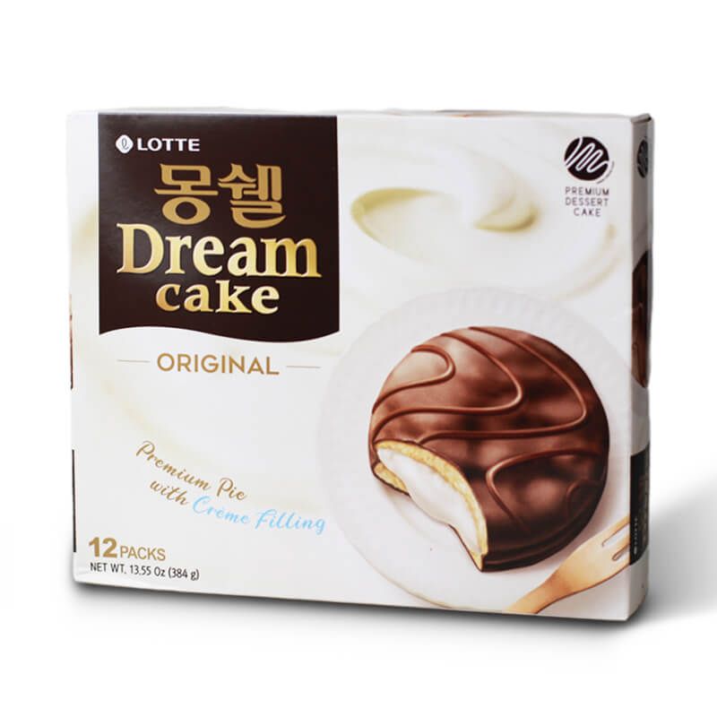 LOTTE Moncher Dream Cake original with cream filling 384g