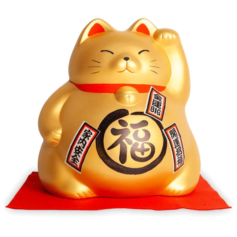 Lucky Cat - Golden Treasure Box 19x17 cm | H19 cm 6095243
