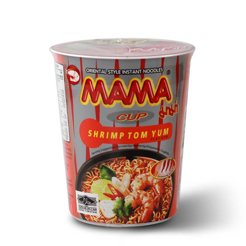MAMA Cup Tom Yum Instant Noodles Shrimp soup 70g