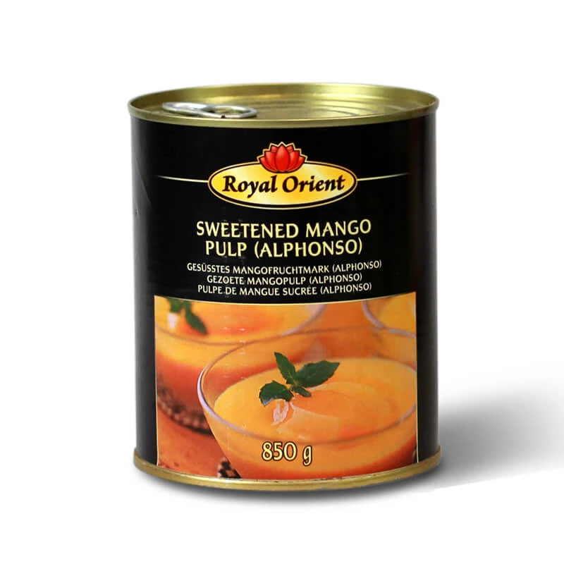 Alphonso mango puree sweetened ROYAL ORIENT 850g