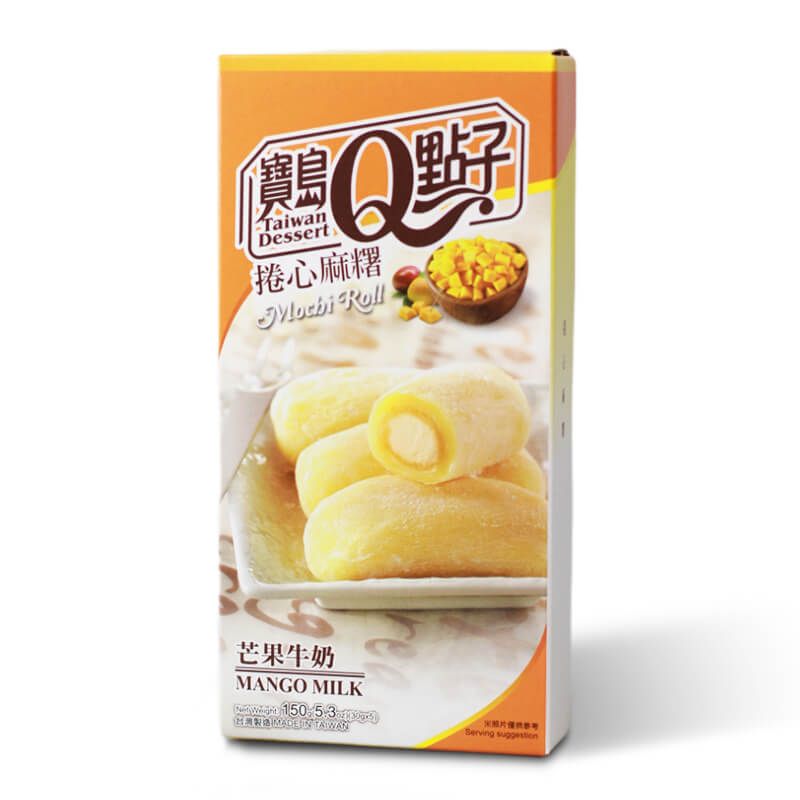 Mochi rolls Mango Q Brand 150g