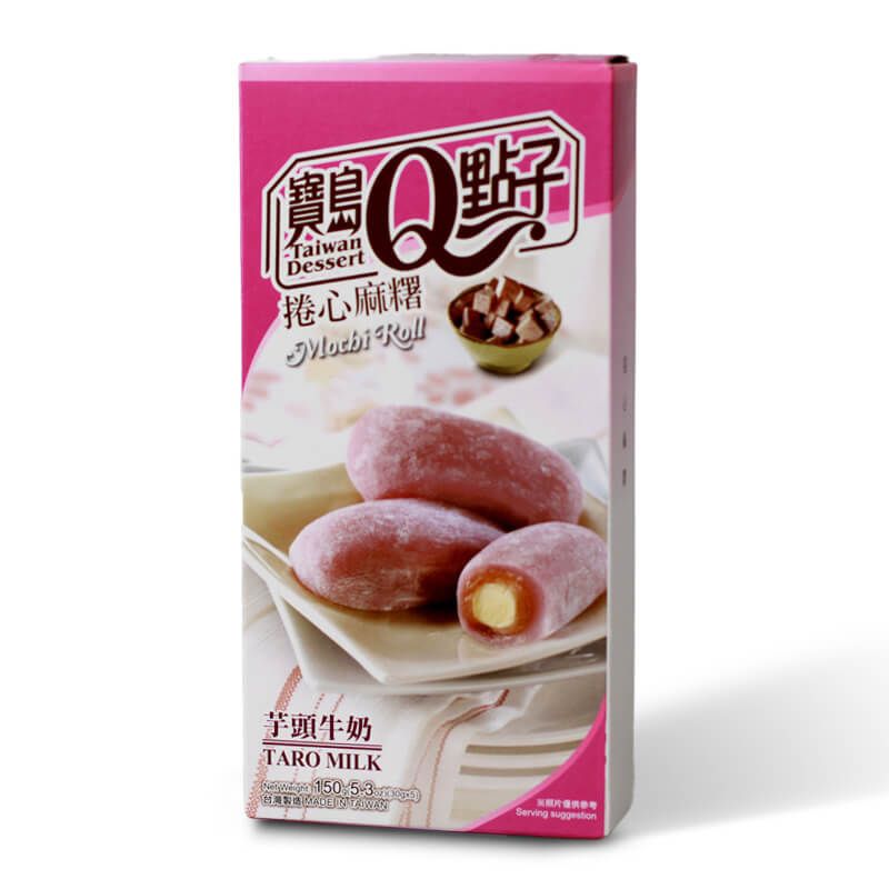 Mochi rolls Taro Milk Q Brand 150g