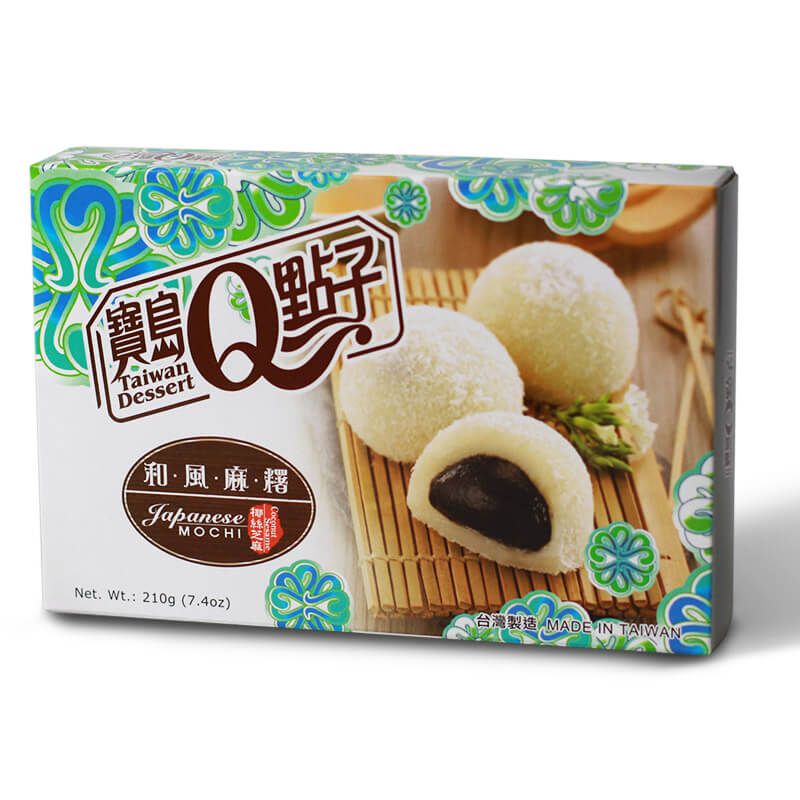 Mochi sesame with coconut flakes Q Brand 210 g