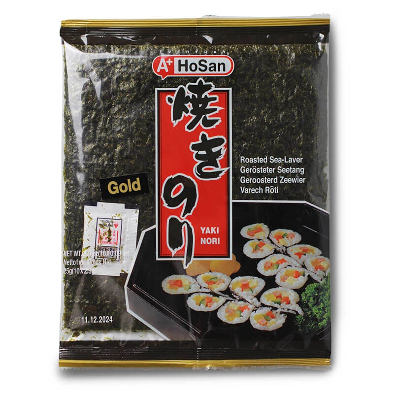 Seaweed Yaki Nori A+ HOSAN GOLD 50 sheets 125g