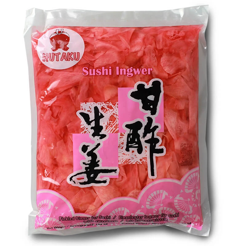 Pickled ginger slices (pink) for Sushi HUTAKU 1,45kg