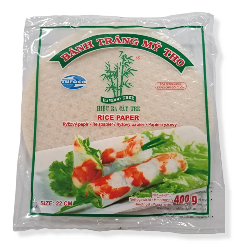 Round rice paper for fresh spring rolls 22cm TUFOCO 400 g