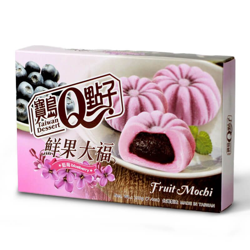 Fruit Mochi Blueberries Q Brand 210g